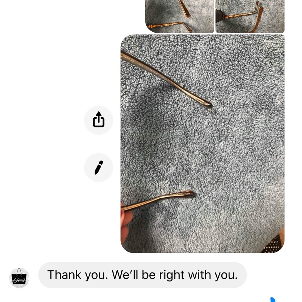 ๐ Sold ๐ Authentic Sunglasses - Picture 8 of 8